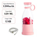 Botella Licuadora Recargable Batidos Jugos Gym